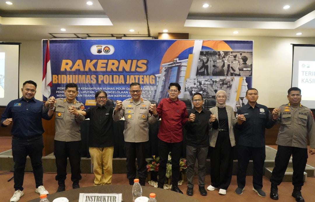 Tingkatkan Profesionalitas Personil Pengemban Fungsi Kehumasan, Bidhumas Polda Jateng Gelar Rakernis Libatkan Praktisi Media