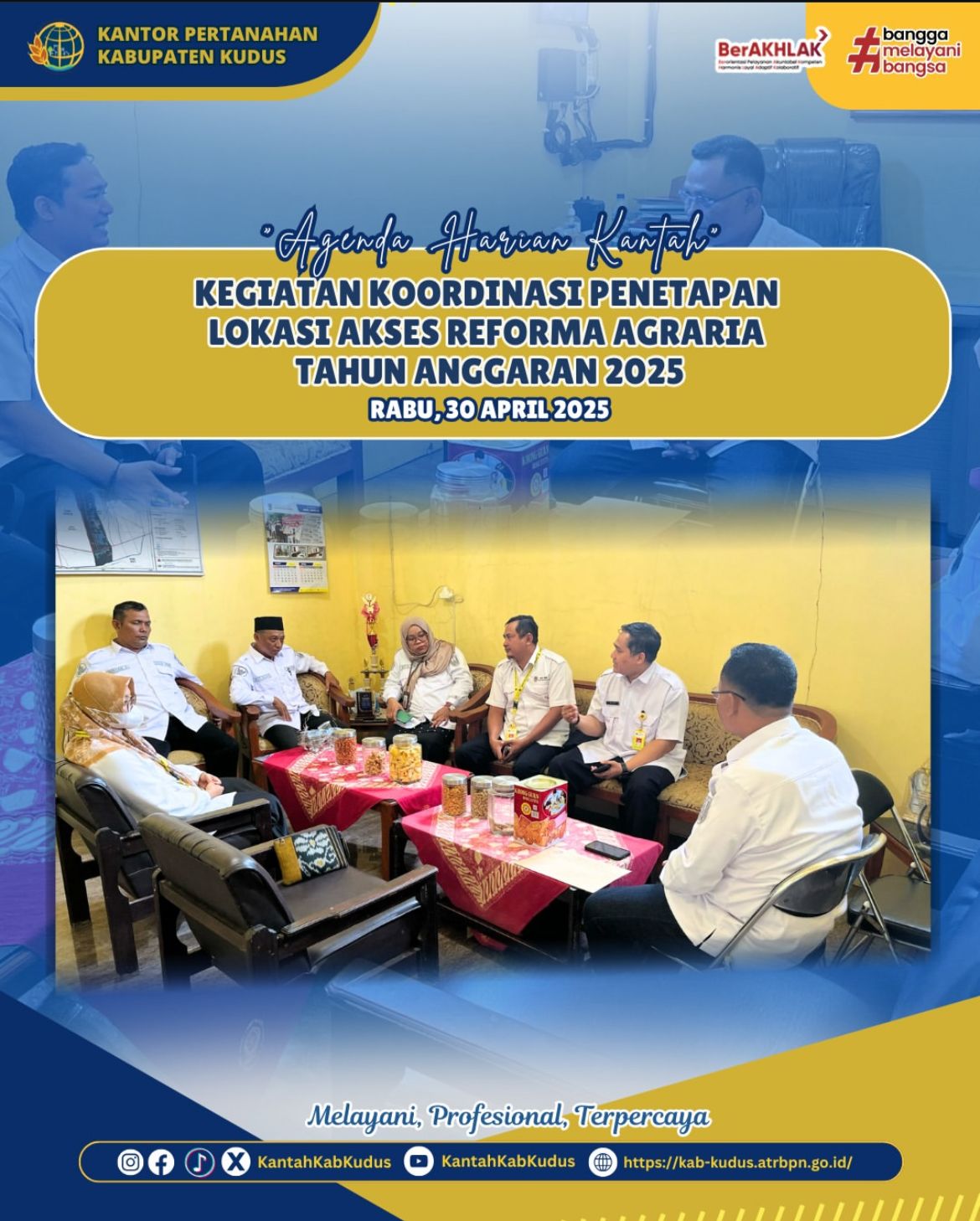 Kegiatan Koordinasi Penetapan Lokasi Akses Reforma Agraria Tahun Anggaran 2025