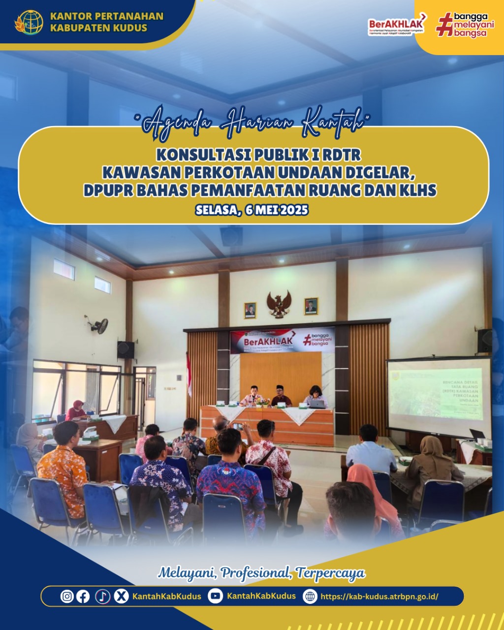 Konsultasi Publik I RDTR Kawasan Perkotaan Undaan Digelar, DPUPR Bahas Pemanfaatan Ruang dan KLHS