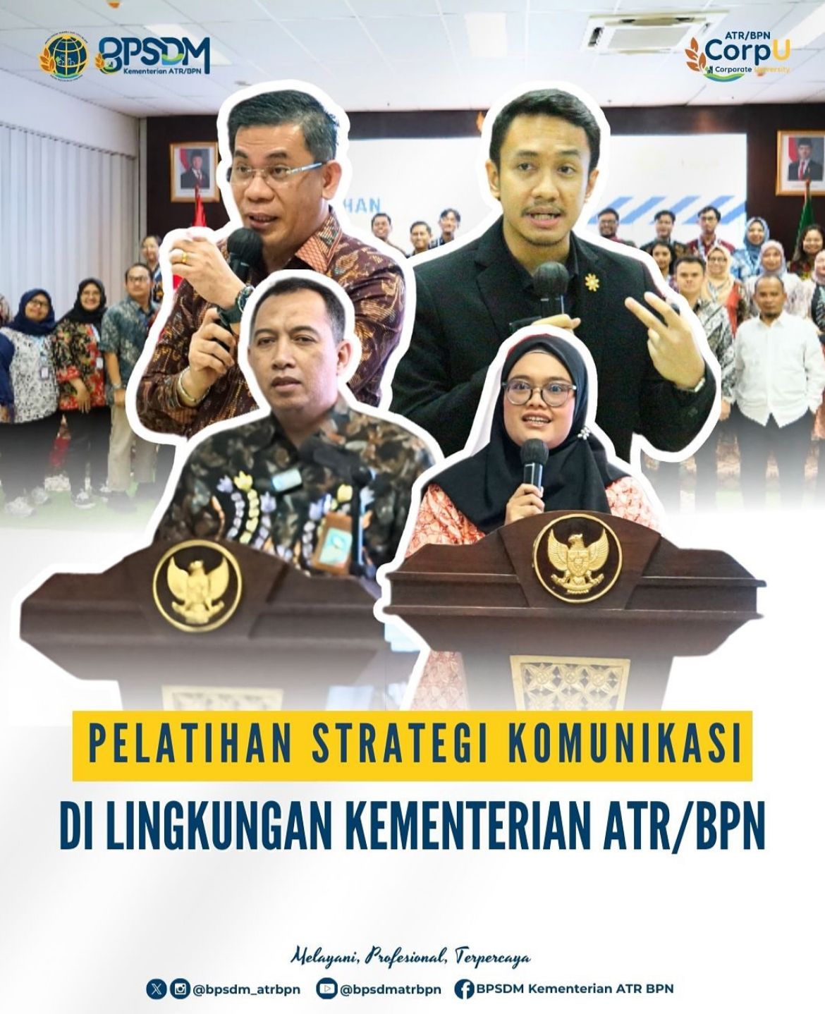 Pelatihan Strategi Komunikasi di Lingkungan Kementerian ATR/BPN