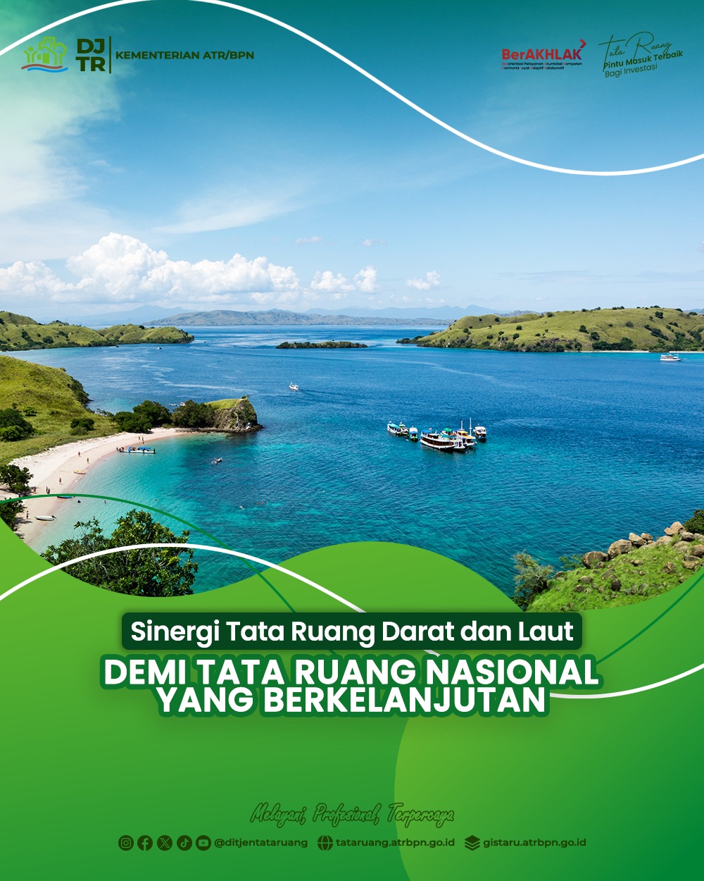 Sinergi Tata Ruang Darat dan Laut, Demi Tata Ruang Nasional yang Berkelanjutan di lingkungan Kementerian ATR/BPN