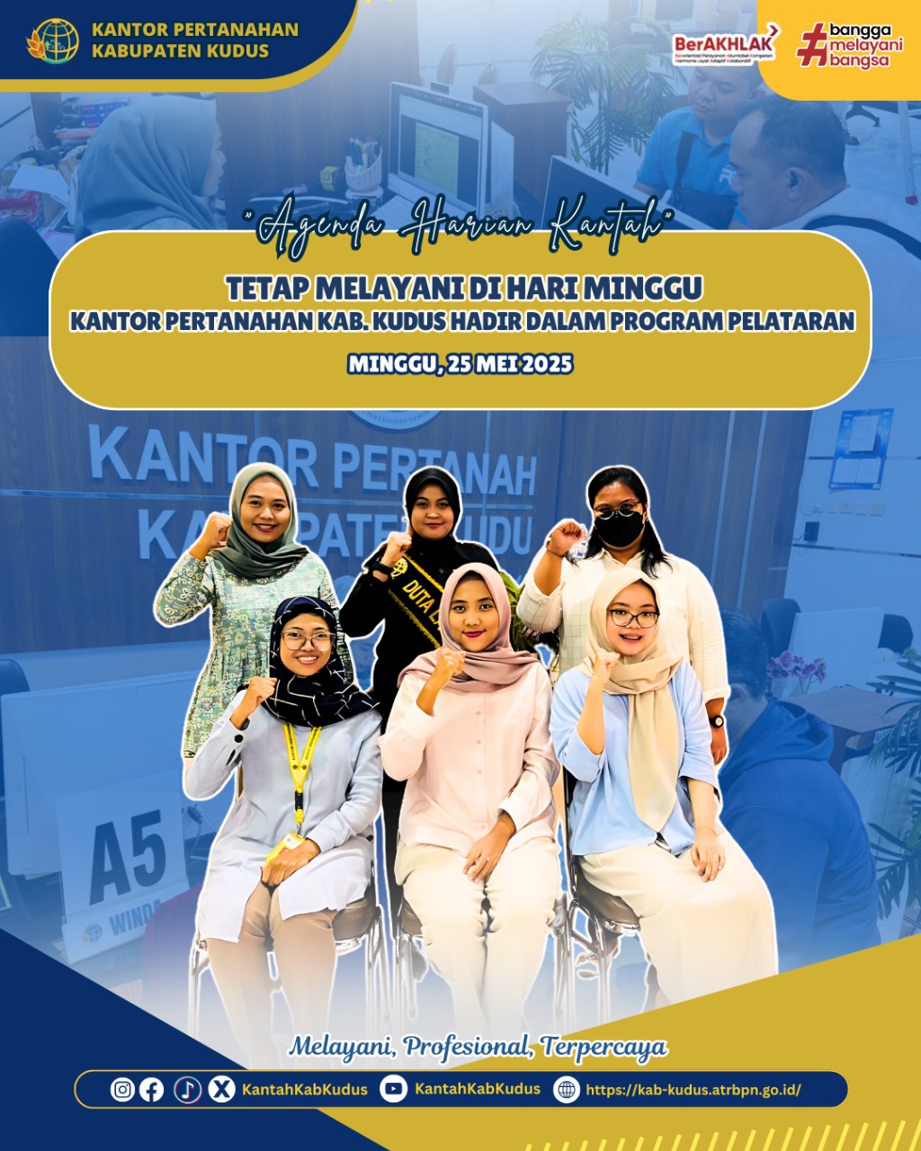 Tetap Melayani di Hari Minggu, Kantor Pertanahan Kabupaten Kudus Hadir dalam Program Pelataran