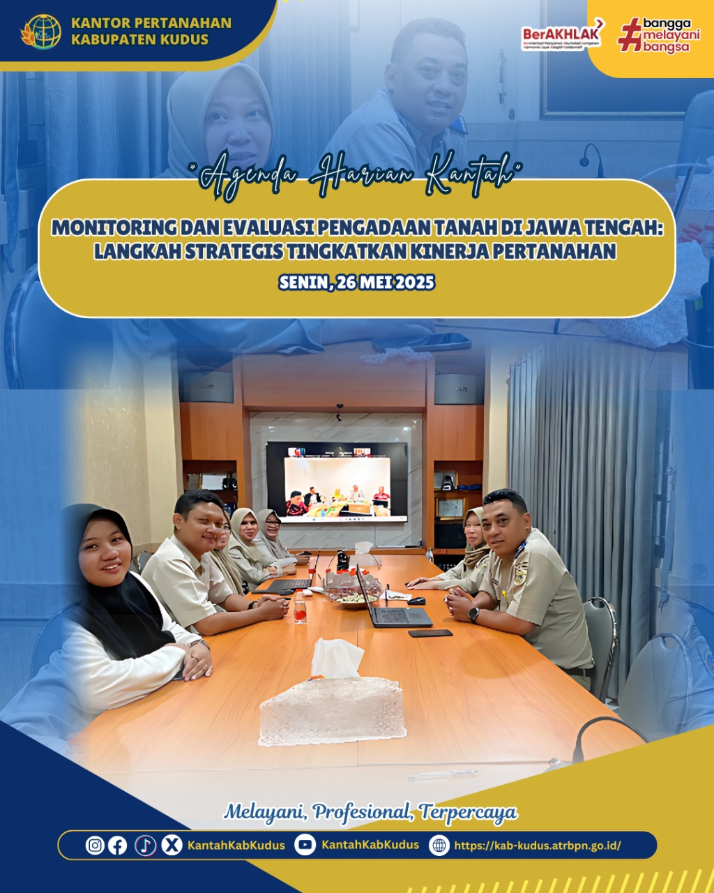 Monitoring dan Evaluasi Pengadaan Tanah di Jawa Tengah: Langkah Strategis Tingkatkan Kinerja Pertanahan