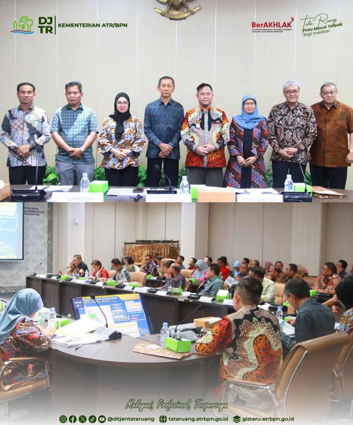 Melalui Penyusunan RDTR Ditjen Tata Ruang dorong Percepatan Pembangunan Infrastruktur dan Investasi di Kabupaten Gowa dan Katingan