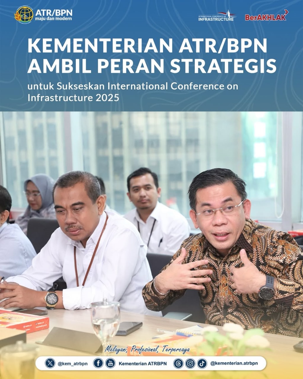 Kementerian ATR/BPN Ambil Peran Strategis untuk Sukseskan International Conference on Infrastructure 2025