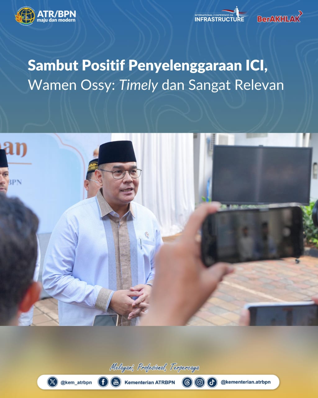 Sambut Positif Penyelenggaraan ICI, Wamen Ossy: _Timely_ dan Sangat Relevan