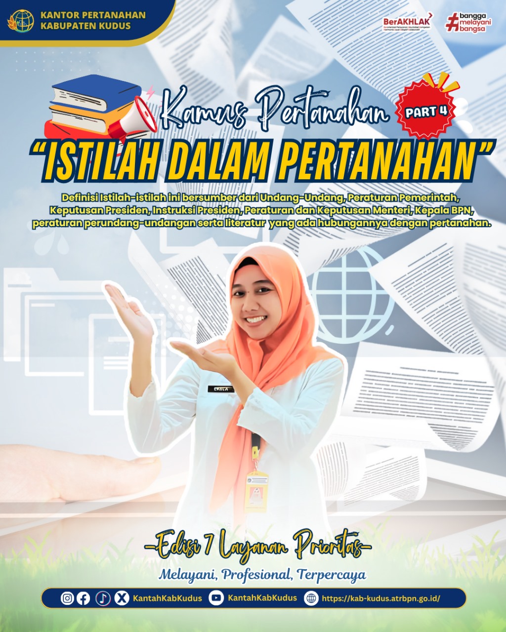 Kamus Pertanahan, 7 Layanan Prioritas di Kementerian ATR/BPN
