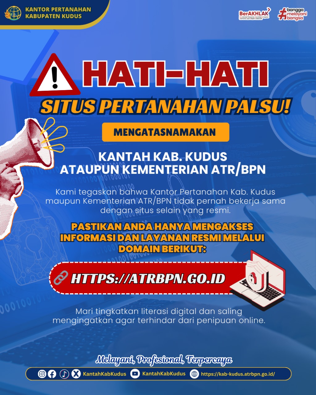 HATI-HATI SITUS PERTANAHAN PALSU!