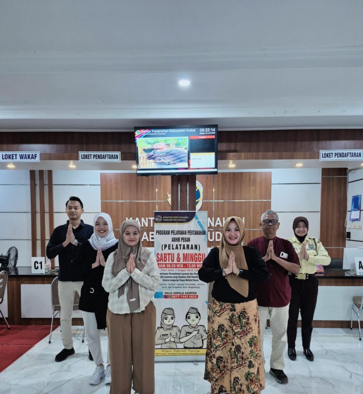 Siap Melayani di Hari Minggu, Kantor Pertanahan Kabupaten Kudus Hadir Dalam Program Pelataran