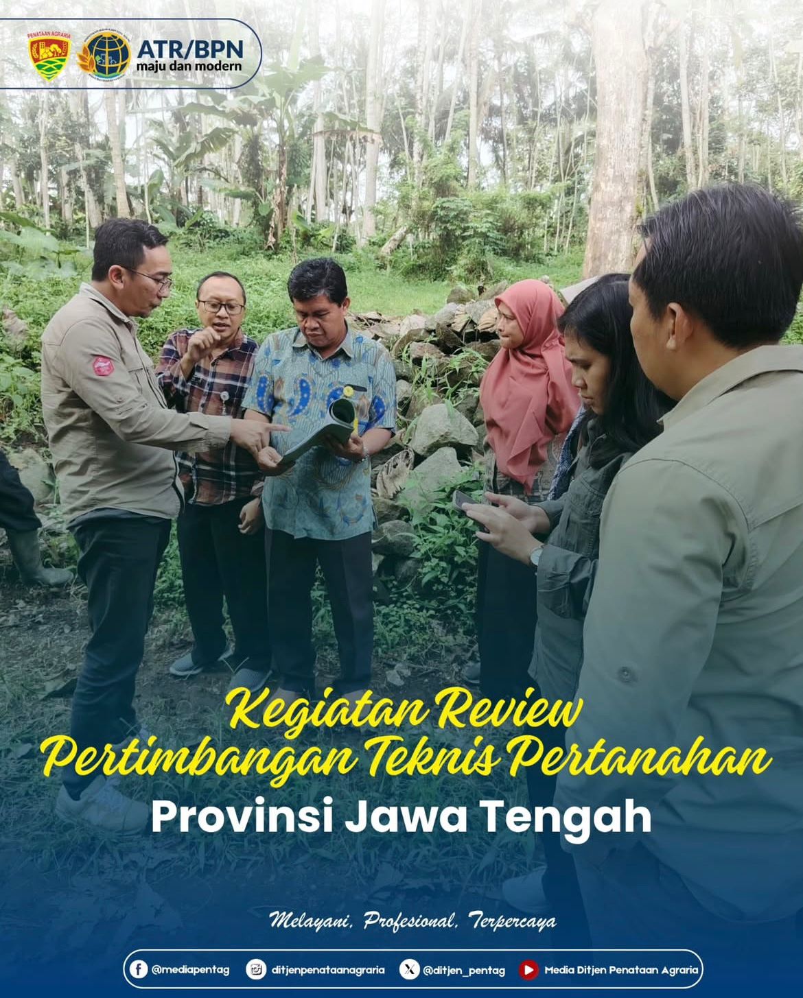 Kegiatan Review Pertimbangan Teknis Pertanahan Provinsi Jawa Tengah