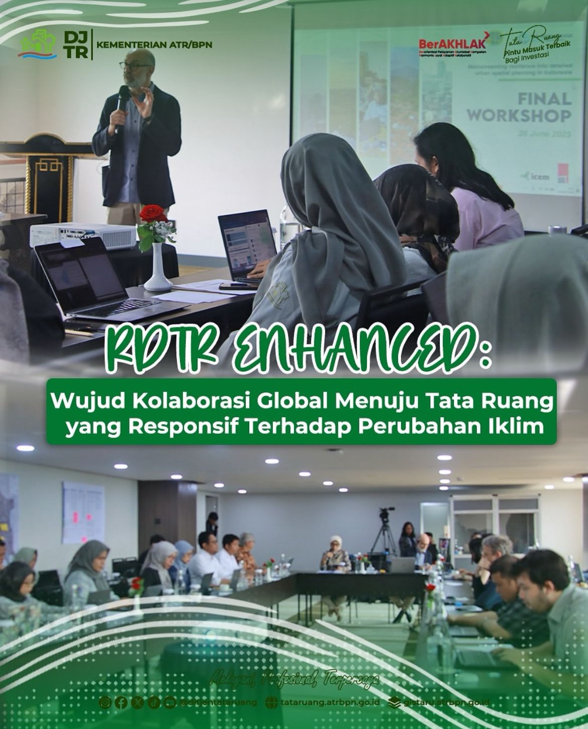 RDTR Enhanced Wujud Kolaborasi Global Menuju Tata Ruang yang Responsif Terhadap Perubahan Iklim