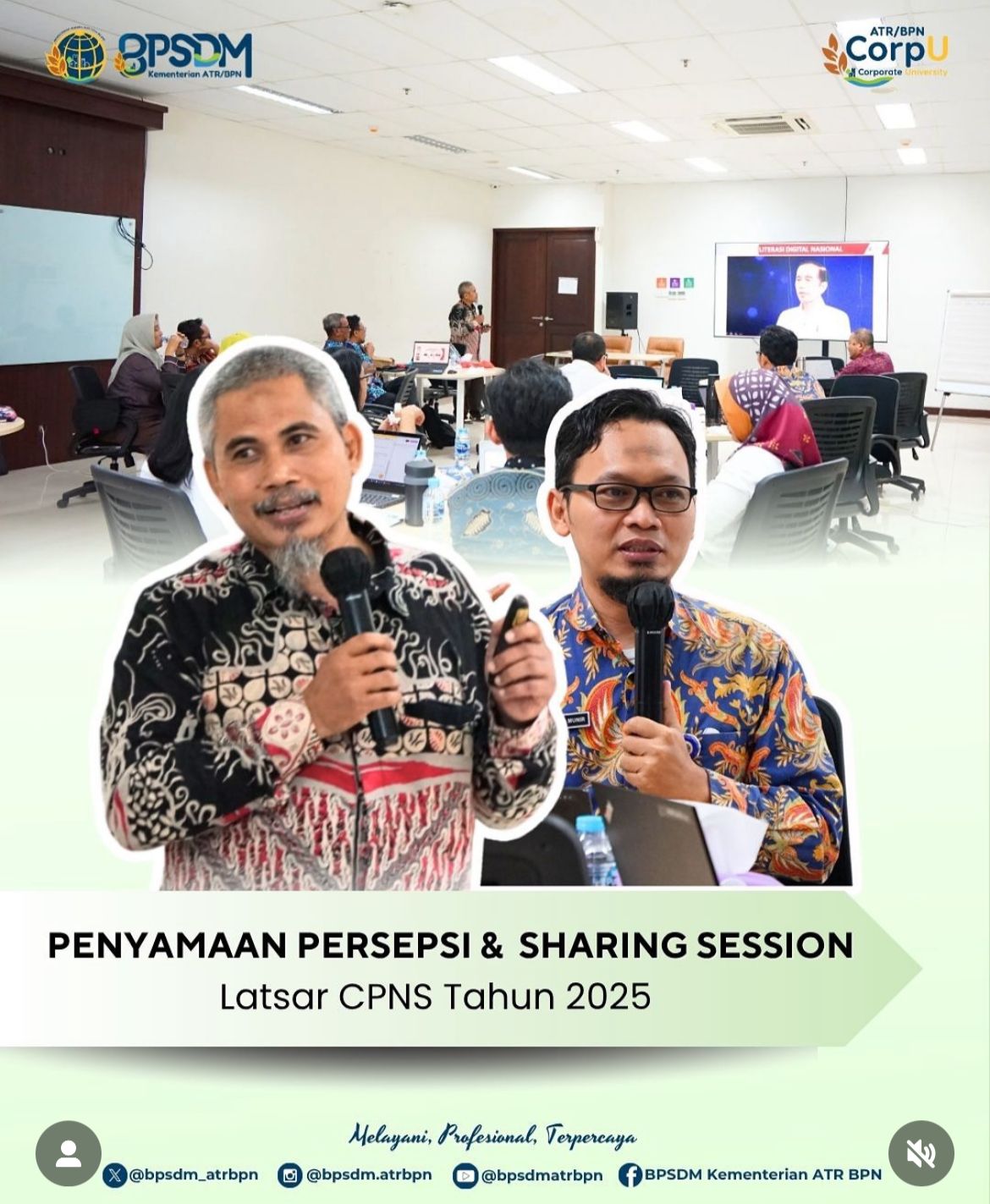 Penyamaan Persepsi dan Sharing Session Latsar CPNS Tahun 2025
