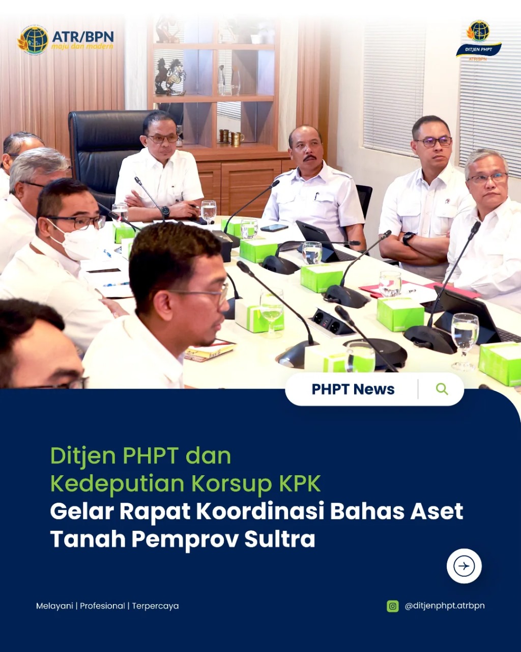 Ditjen PHPT dan Kedeputian Korsup KPK Gelar Rapat koordinasi Bahas Aset Tanah Pemprov Sultra