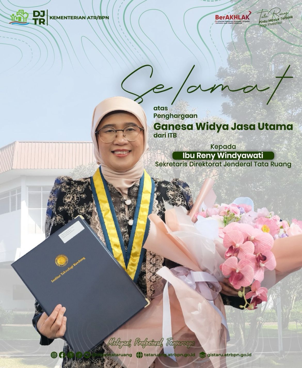 Selamat atas penghargaan Ganesa Widya Utama kepada Ibu Reny Windyawati