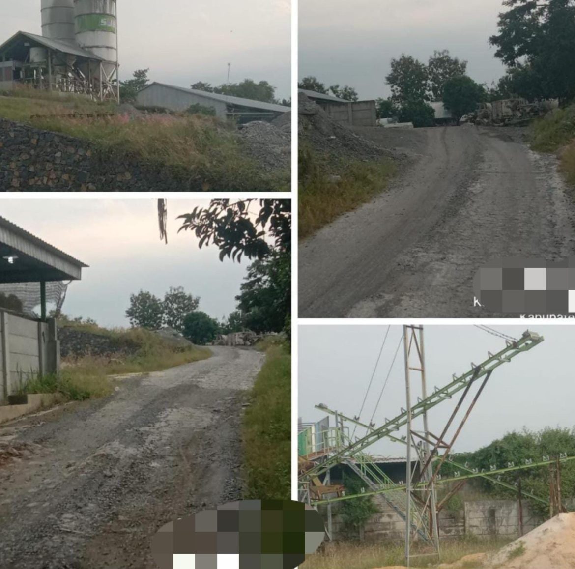 Jalan Rusak Diduga Truk Pengangkut Beton, Warga Tanjungrejo Terancam Keselamatannya