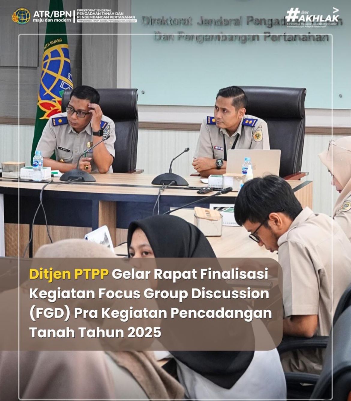 Ditjen PTPP Kementerian ATR/BPN Matangkan Persiapan Jelang FGD Pencadangan Tanah Tahun 2025