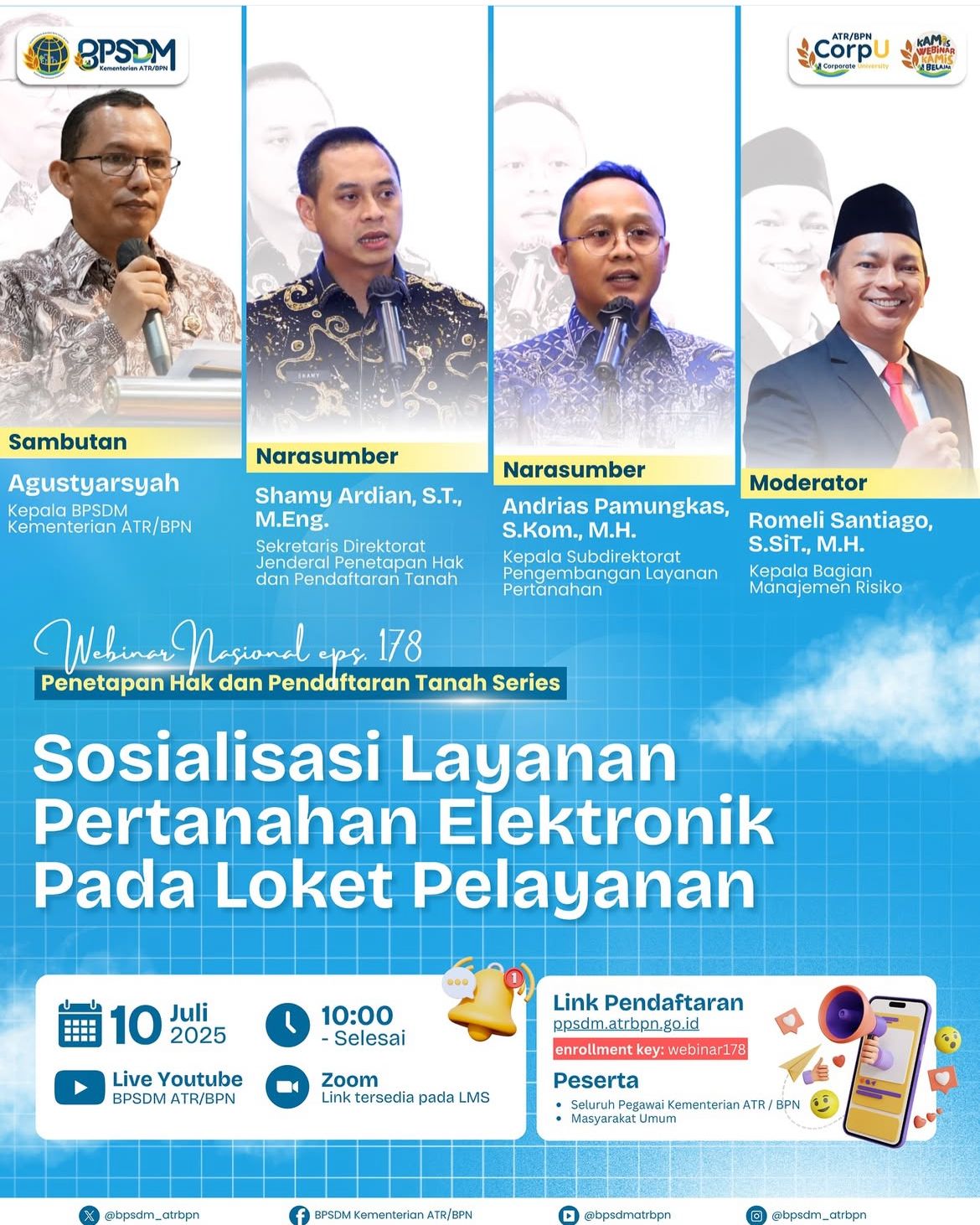 Sosialisasi Layanan Pertanahan Elektronik Pada Loket Pelayanan
