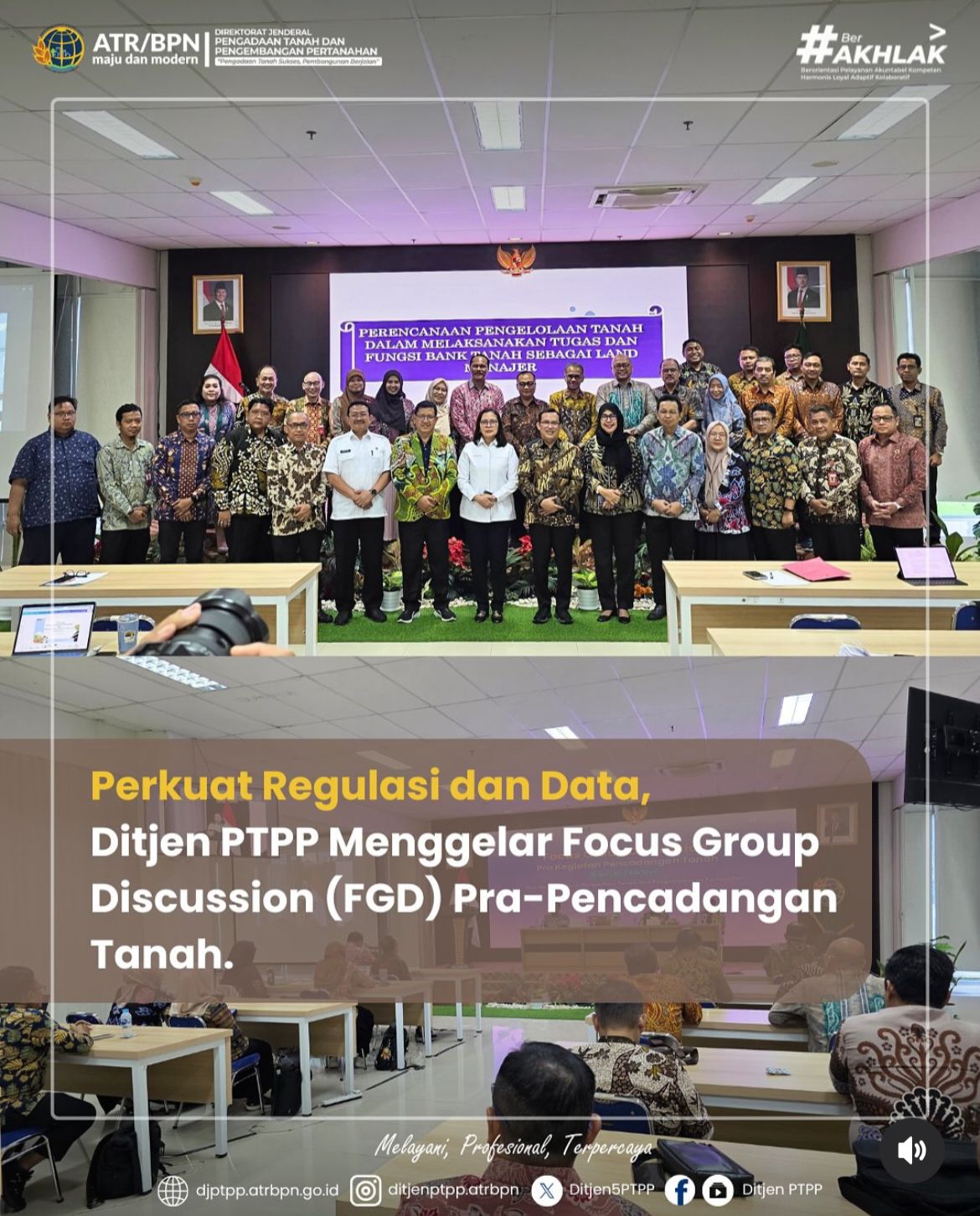 Perkuat Regulasi dan Data, Ditjen PTPP Sukses Gelar FGD Pra-Pencadangan Tanah