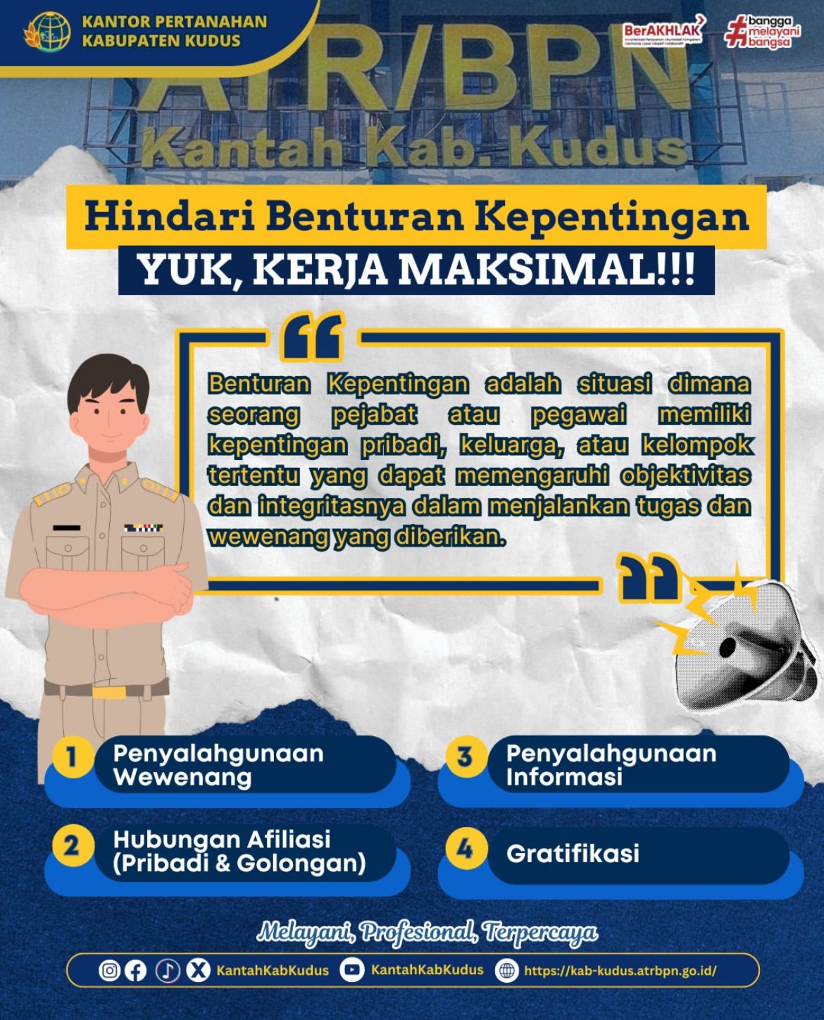 Hindari Benturan Kepentingan, Yuk Kerja Maksimal di Lingkungan Kerja