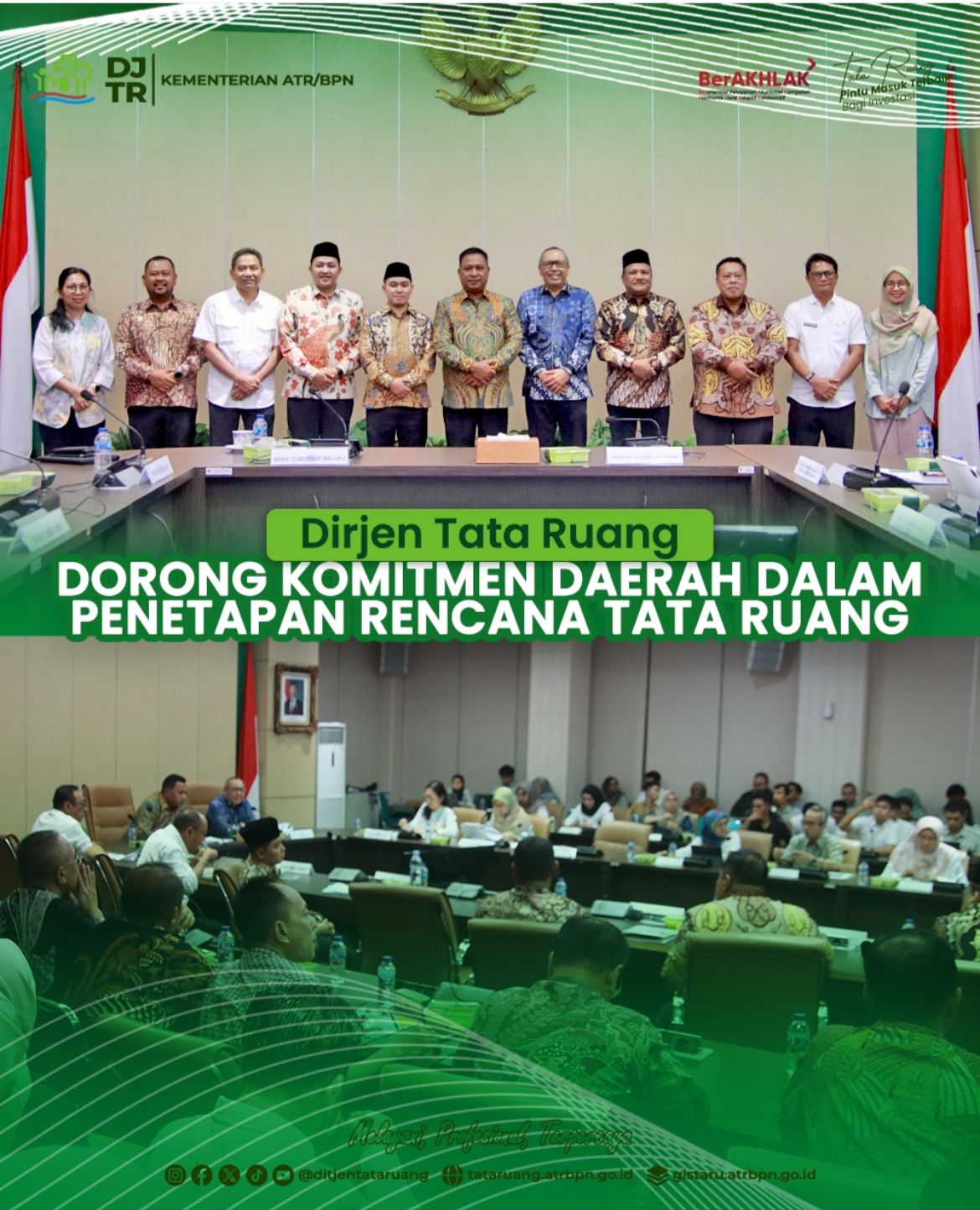 Dorong Komitmen Daerah dalam Penetapan Rencana Tata Ruang melalui Direktorat Jenderal Tata Ruang