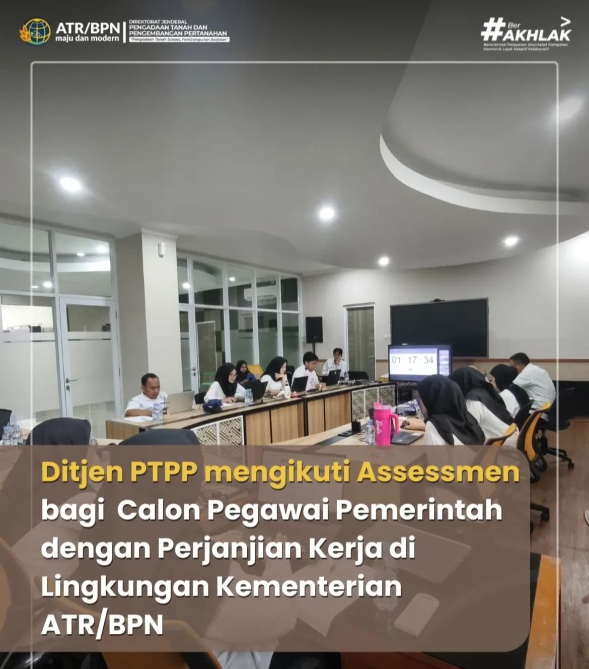 Ditjen PTPP Mengikuti Assessmen bagi Calon Pegawai Pemerintah dengan Perjanjian Kerja di Lingkungan Kementerian ATR/BPN