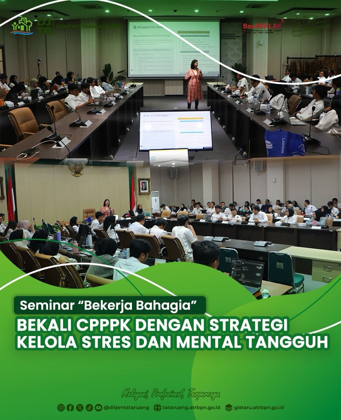 Seminar Bekerja Bahagia, Bekali CPPPK dengan Strategi Kelola Stres dan Mental Tangguh