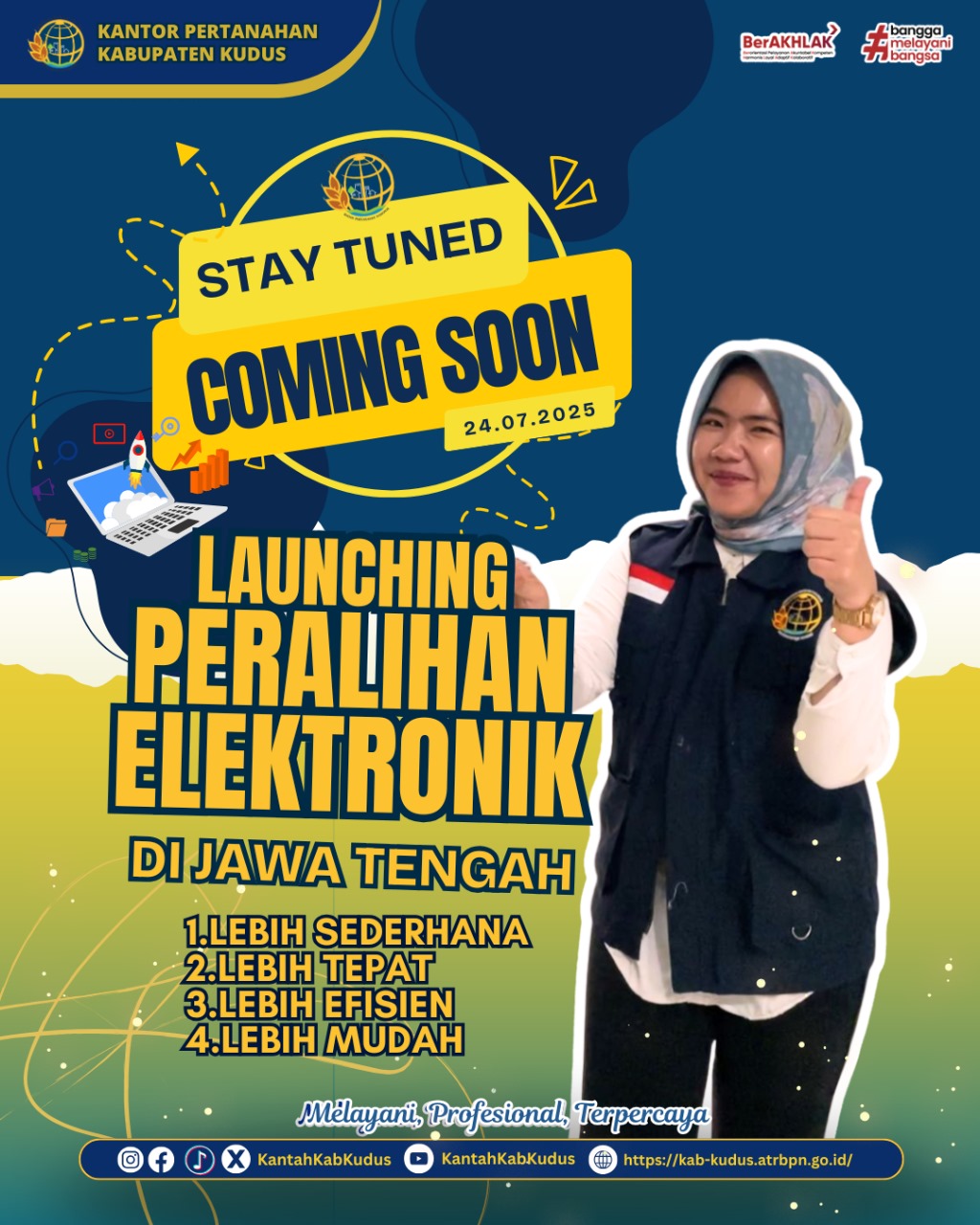 Peluncuran Layanan Peralihan Elektronik: Transformasi Digital Layanan Pertanahan di Jawa Tengah