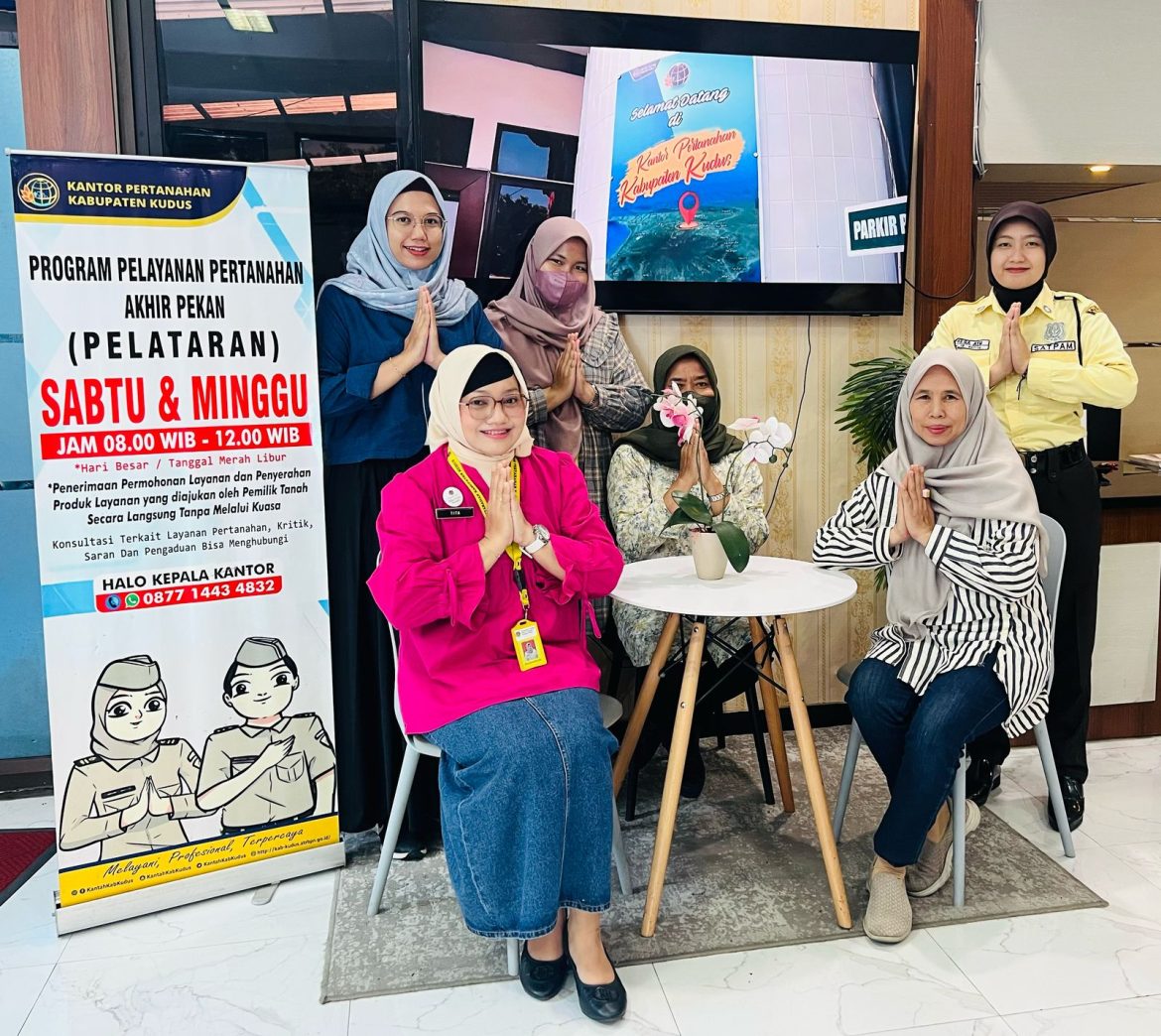 Kantor Pertanahan Kabupaten Kudus Siap Sedia Melayani pada Program Pelataran Minggu