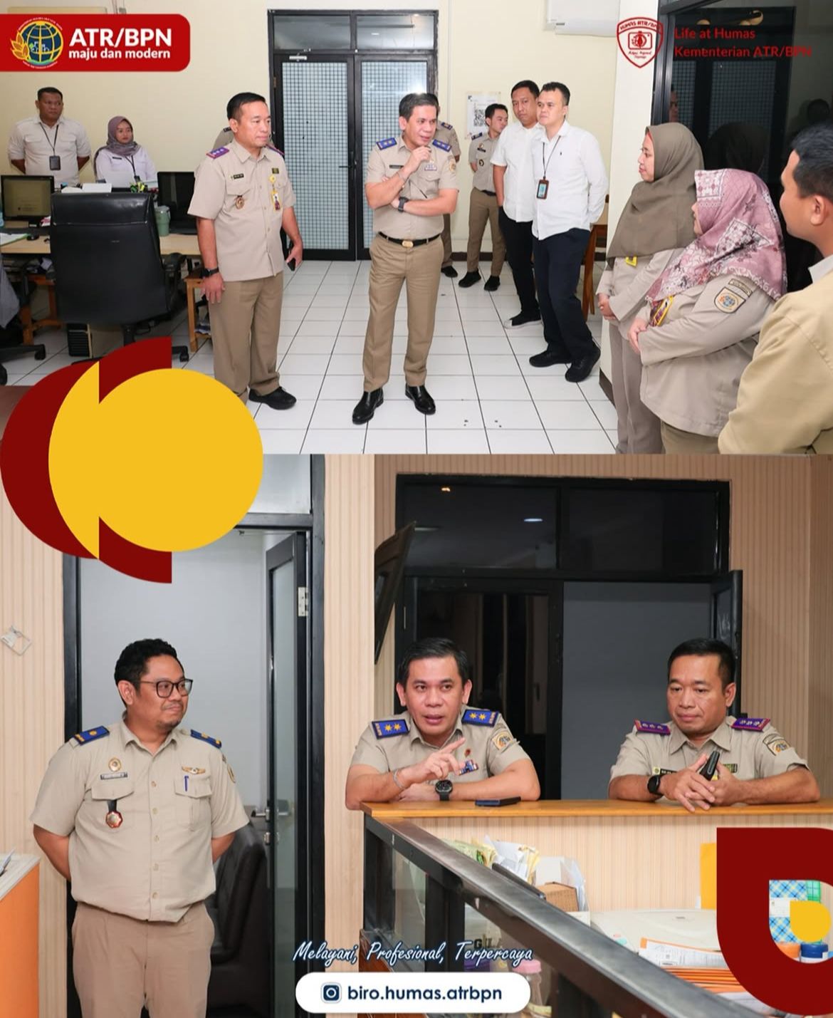 Lakukan Penguatan Strakom di Kantah Kota Depok, Karo Humas dan Protokol Beri Pesan Agar Layanan Tersampaikan Ke Masyarakat