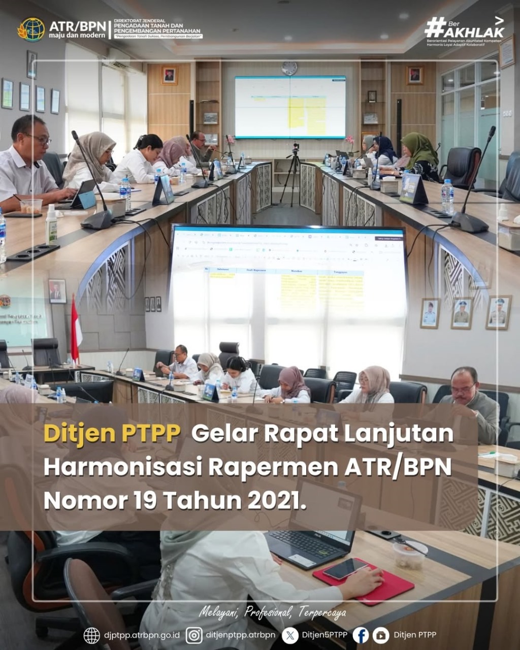 Ditjen PTPP Perkuat Kepastian Hukum Pengadaan Tanah Lewat Harmonisasi Rapermen ATR/BPN No. 19/2021