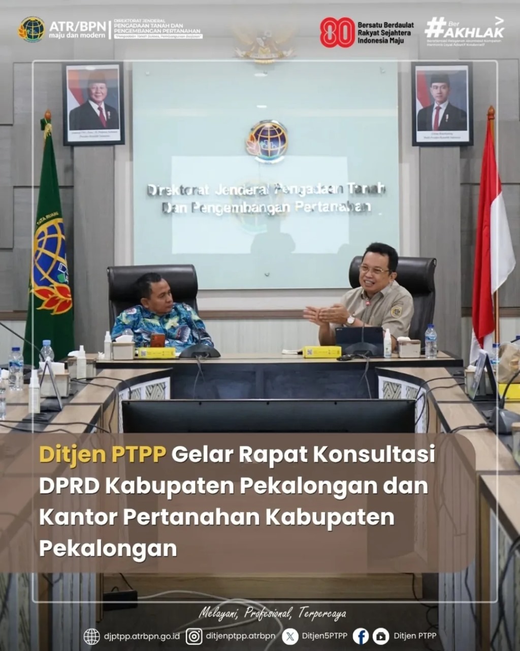 Ditjen PTPP Gelar Rapat Konsultasi DPRD Kabupaten Pekalongan dan Kantor Pertanahan Kabupaten Pekalongan