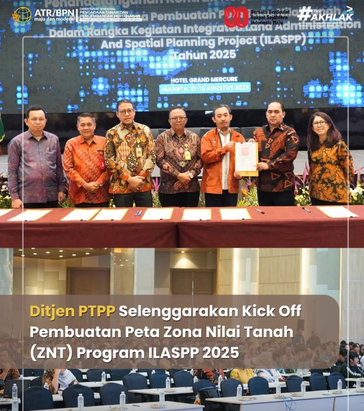 Ditjen PTPP Gelar Kick Off Pembuatan Peta ZNT untuk Program ILASPP 2025