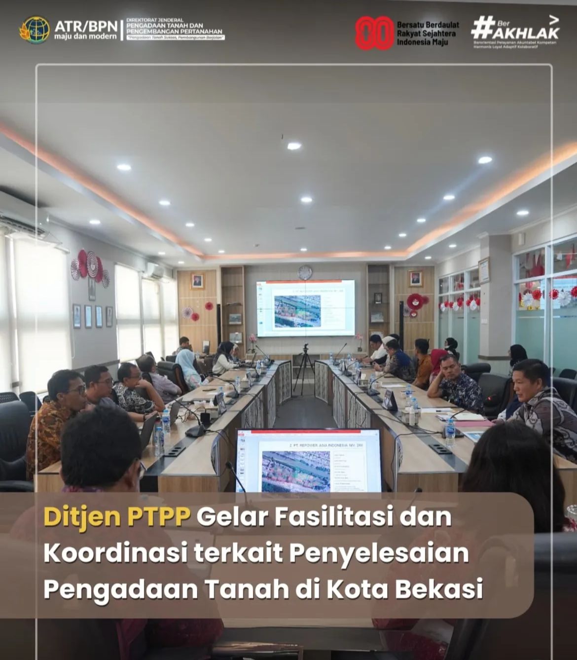 Ditjen PTPP Gelar Fasilitasi dan Koordinasi terkait Penyelesaian Pengadaan Tanah di Kota Bekasi