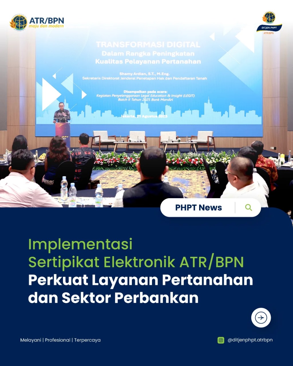 Implementasi Sertipikat Elektronik ATR/BPN Perkuat Layanan Pertanahan dan Sektor Perbankan