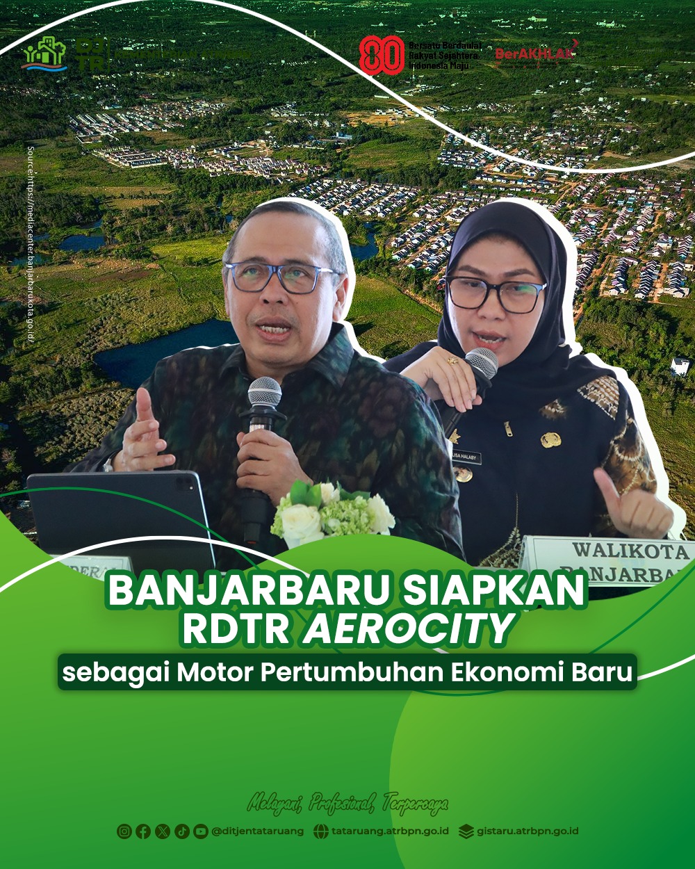 Banjarbaru Siapkan RDTR Aerocity Sebagai Motor Pertumbuhan Ekonomi Baru