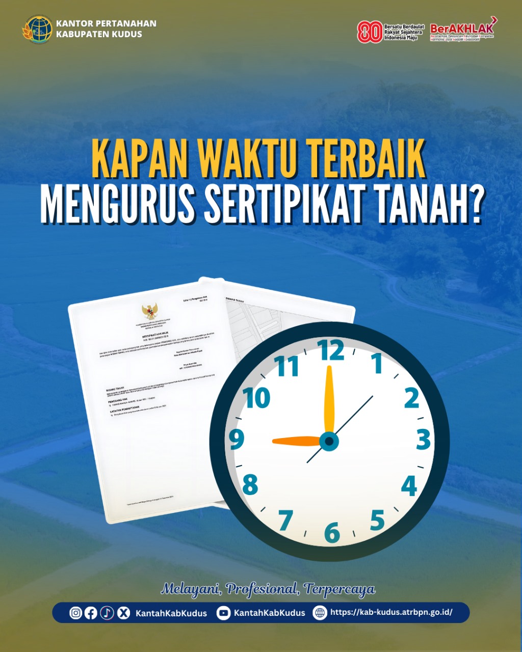 Kapan Waktu Terbaik Mengurus Sertipikat Tanah
