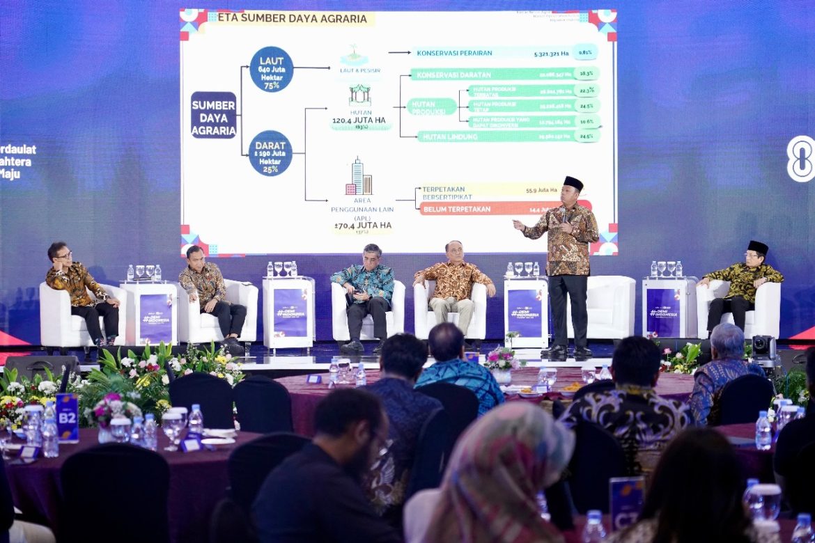 Jadi Pembicara #DemiIndonesia, Menteri Nusron: Siap Menahan Laju Alih Fungsi Lahan