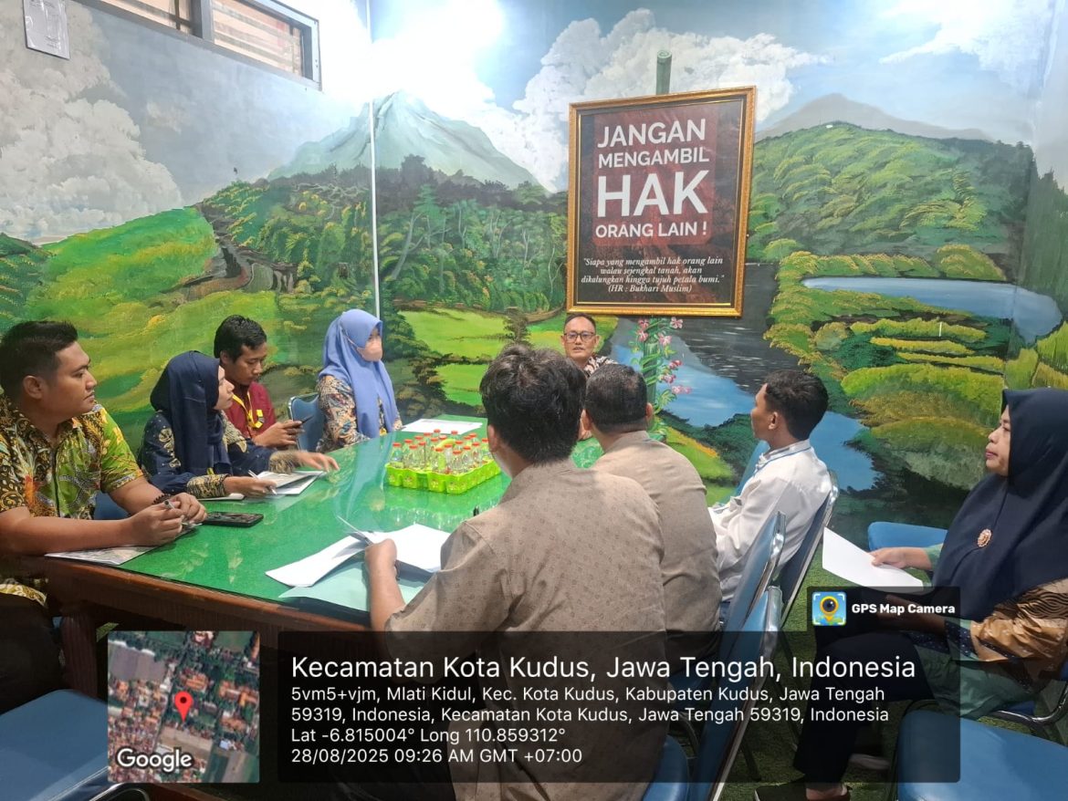 BPN Kudus Gelar Rapat Penyusunan Laporan Inventarisasi Tanah Terindikasi Terlantar di Desa Terban