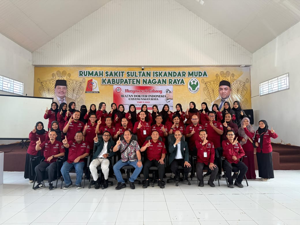 dr. Afzalul Zikri Melalui Musyawarah, Menahkodai IDI Nagan Raya Periode 2025–2028