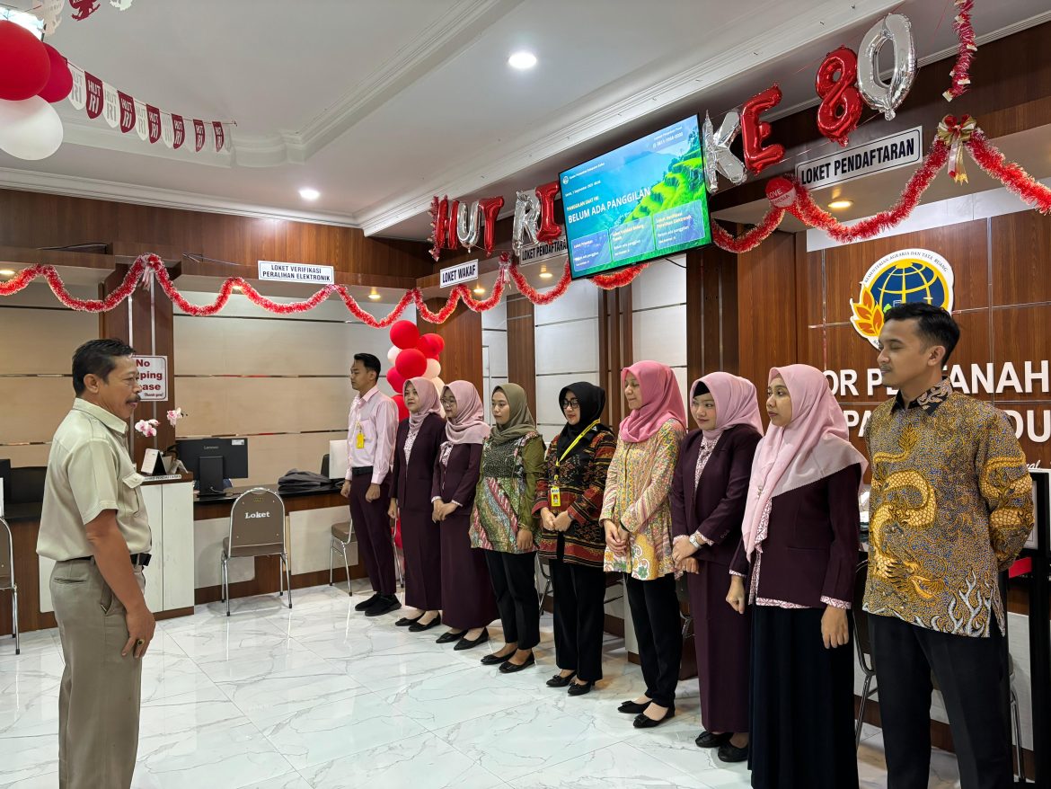 BPN Kudus Lakukan Briefing Pagi, cerminan langsung dari kualitas dan integritas