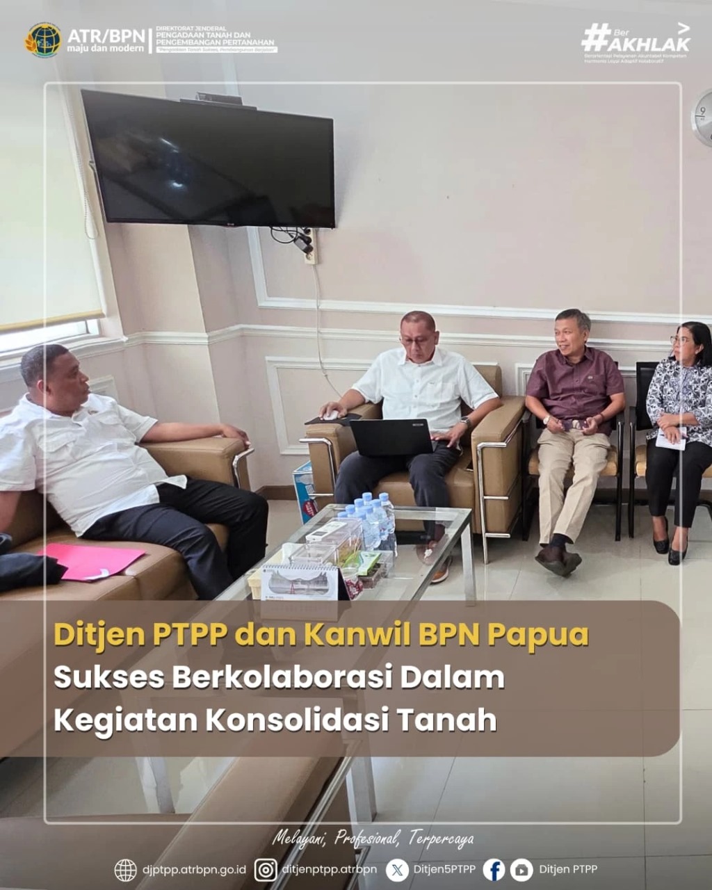 Ditjen PTPP dan Kanwil BPN Papua Sukses Berkolaborasi dalam Kegiatan Konsolidasi Tanah