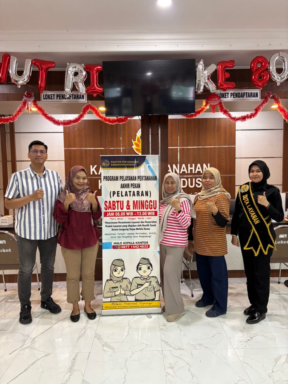 Sigap Melayani Masyarakat, BPN Kudus hadir dalam Program Pelataran Sabtu, 6 September 2025