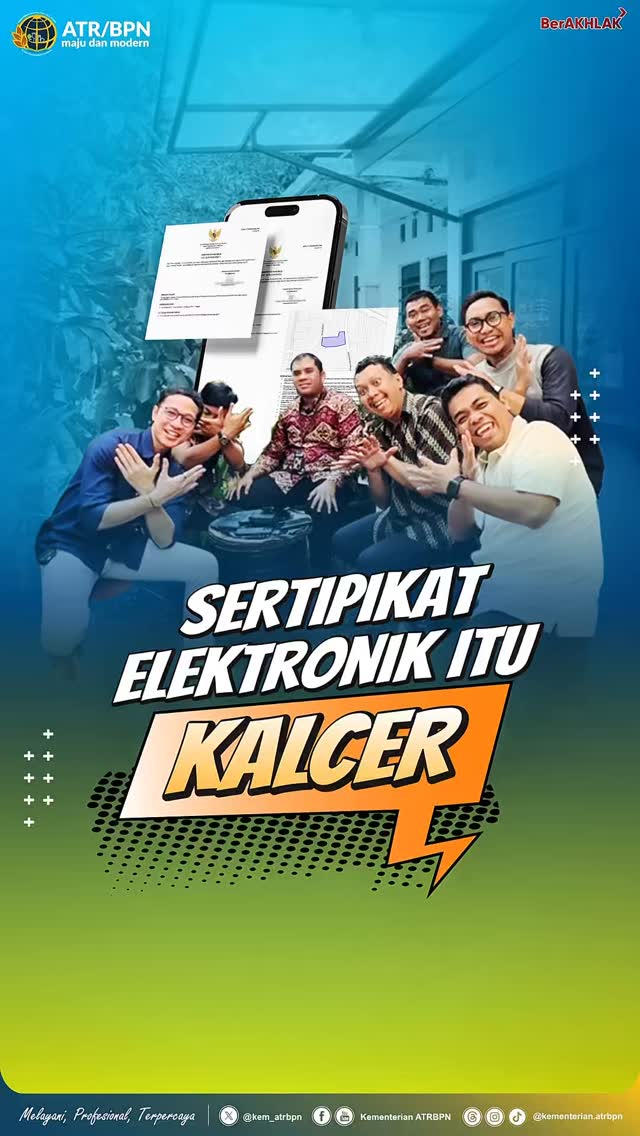 Sertipikat Tanah Analog Resmi Bertransformasi Menjadi Sertipikat Elektronik