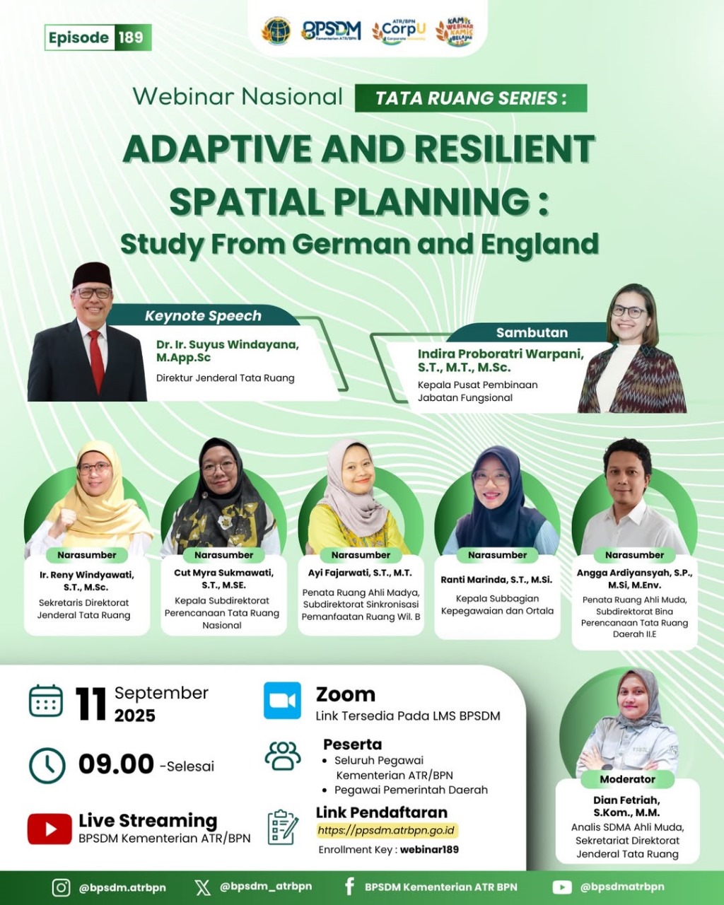 Webinar Nasional Tata Ruang Series: Adaptive and Resilient Spatial Planning