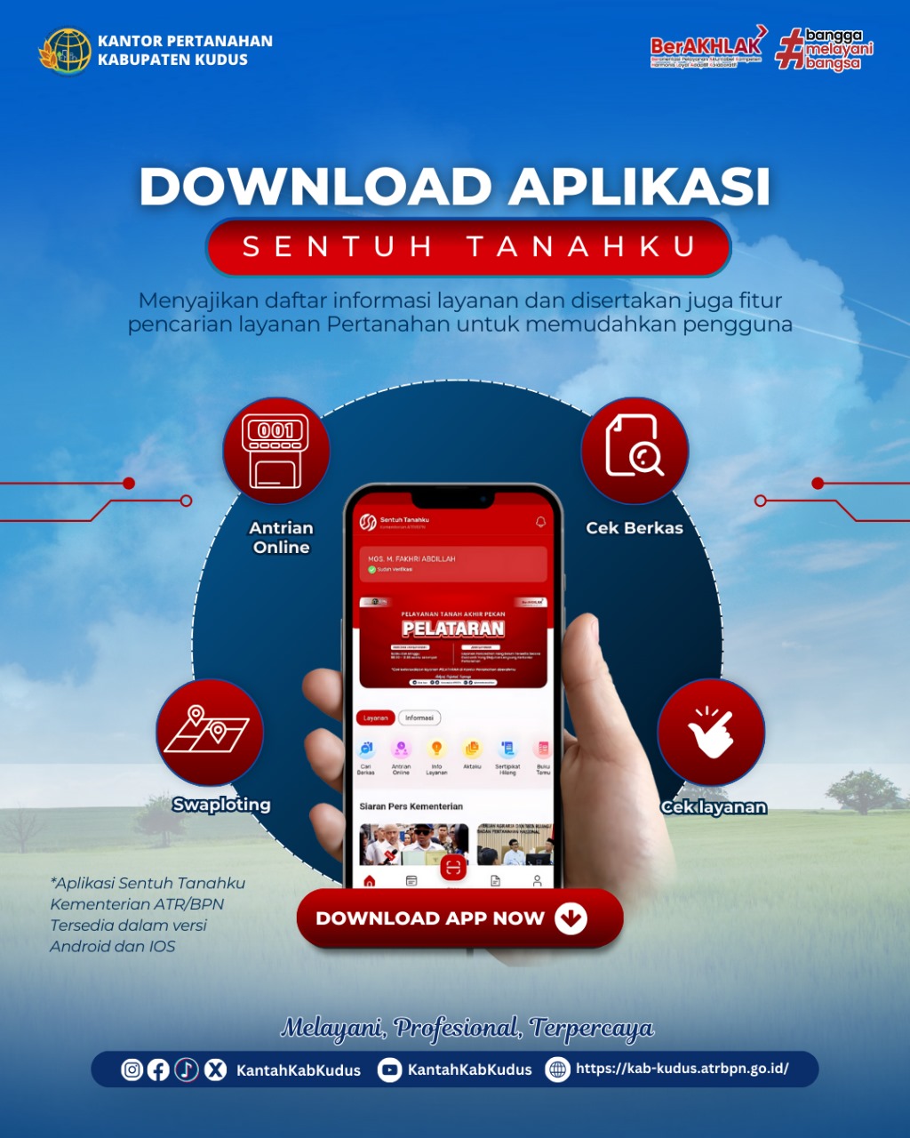 Yuk, Gunakan Aplikasi Sentuh Tanahku!