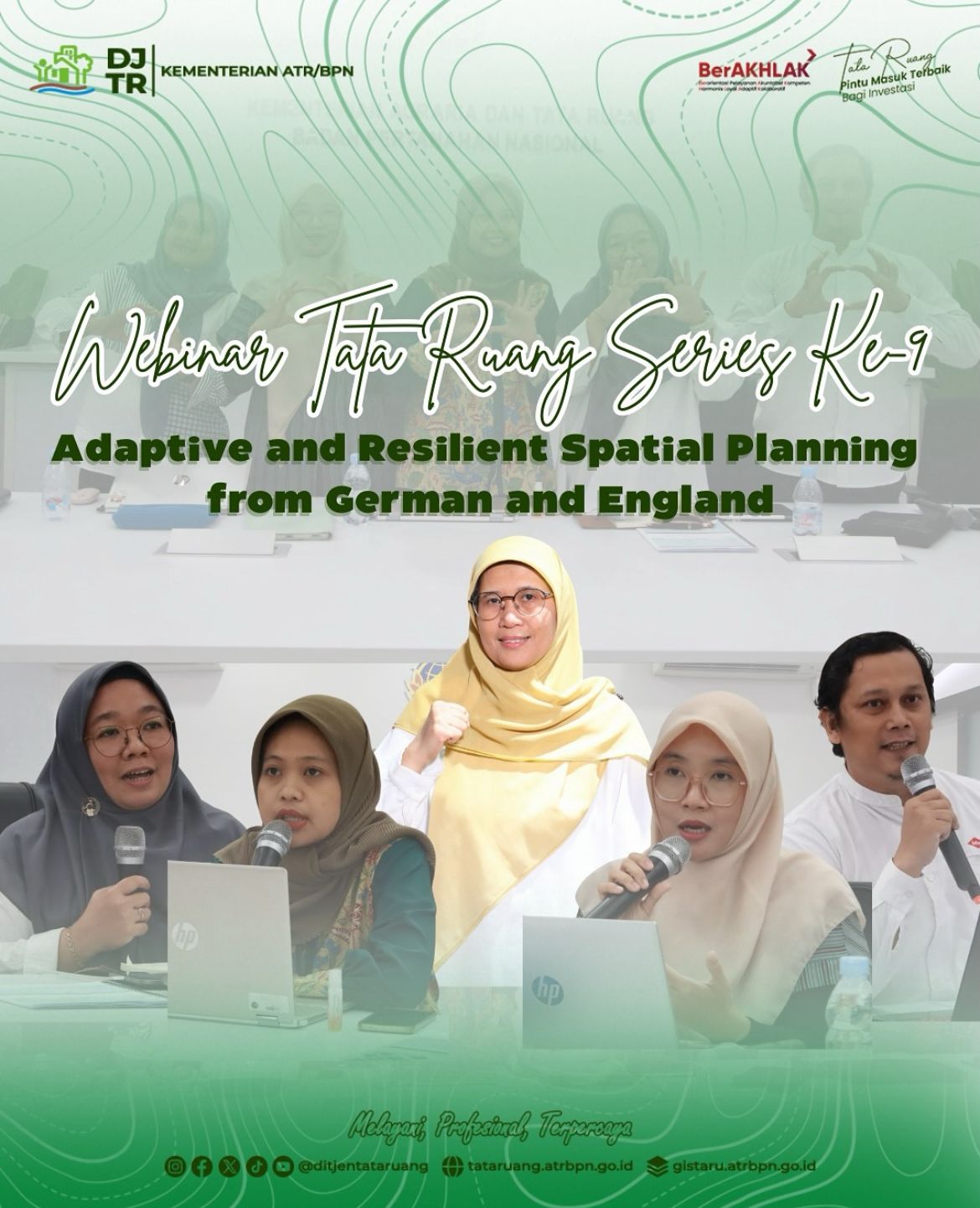 Webinar Nasional Tata Ruang bertema “Adaptive and Resilient Spatial Planning: Study from German and England”