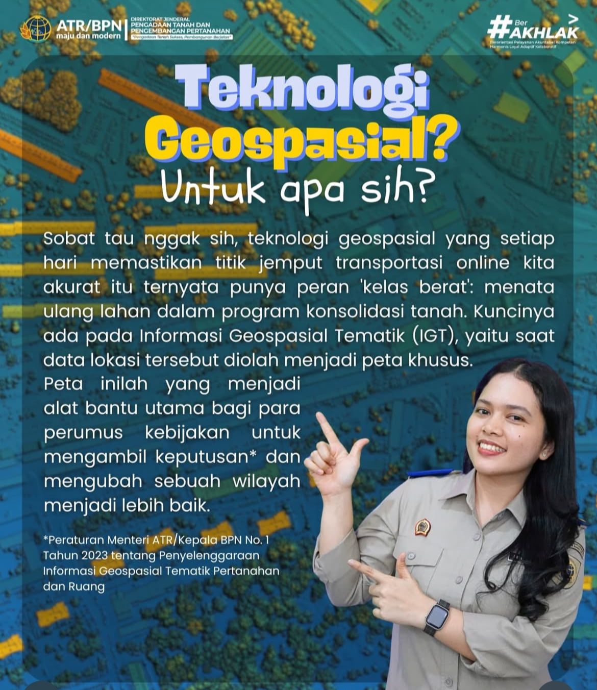 Teknologi Geospasial untuk apa sih? yuk simak penjelasannya