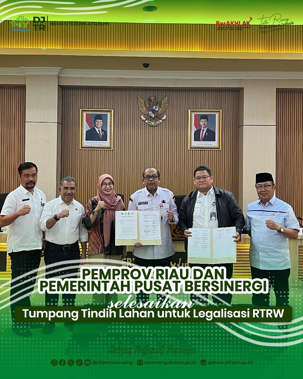 Pemprov Riau Bersama Kementerian Terkait Bahas Penyelesaian Tumpang Tindih Hak Atas Tanah di Kawasan Hutan