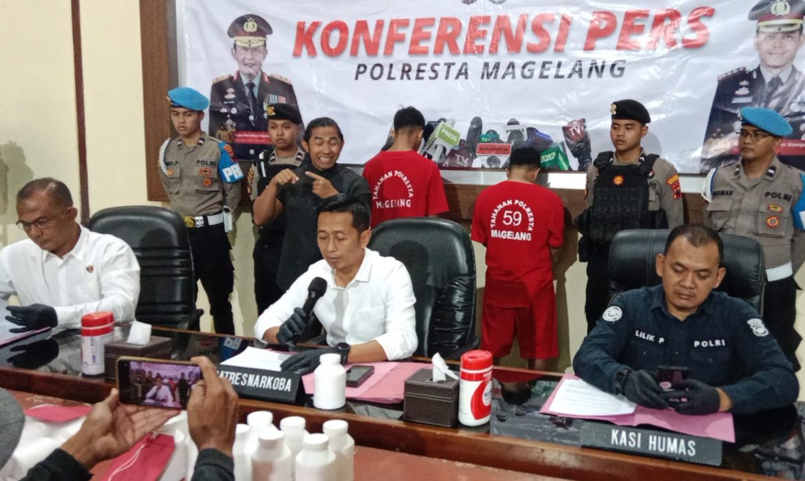 Polresta Magelang Gagalkan Peredaran 16 Ribu Pil  Yarindu di Grabag dan Muntilan