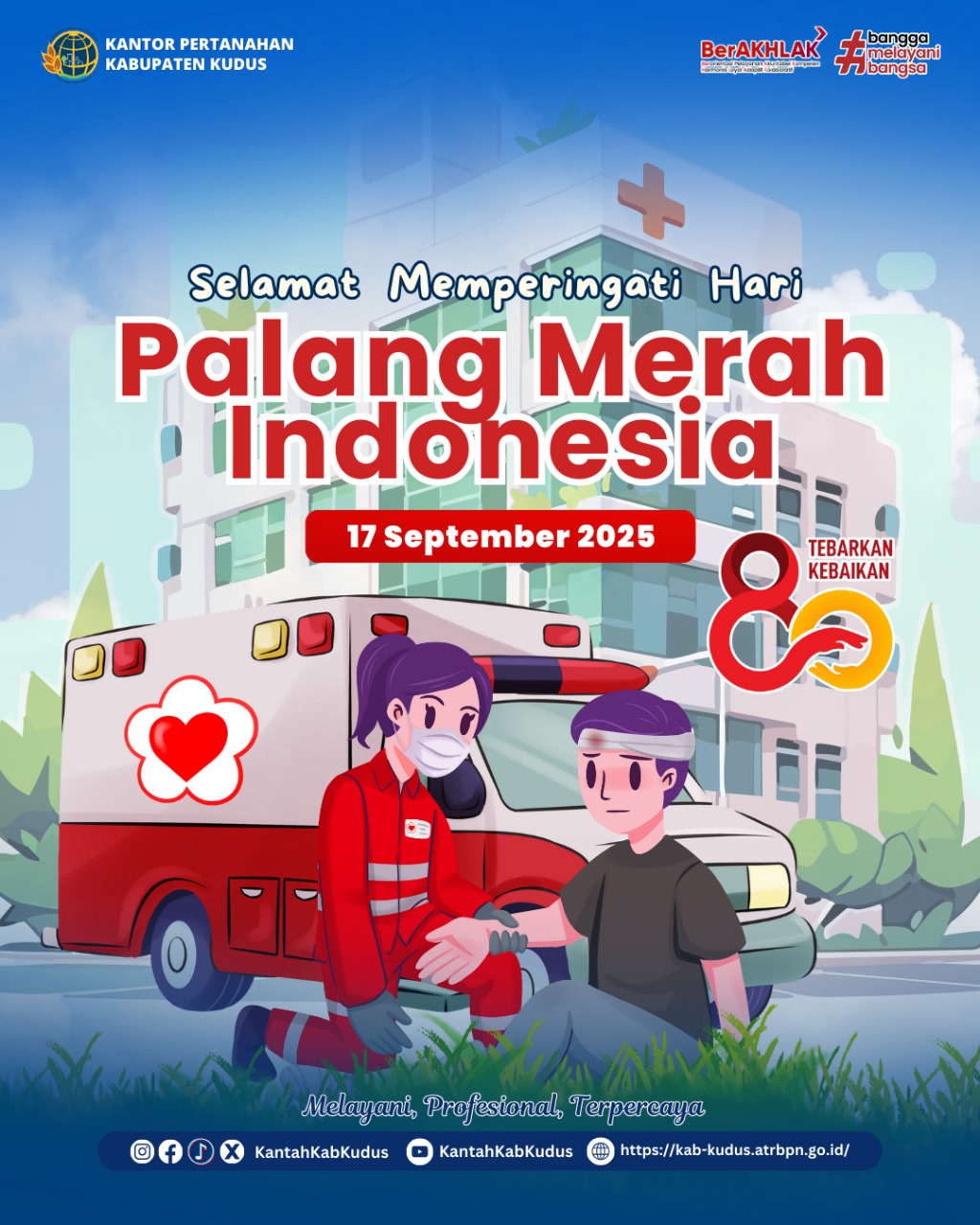 Selamat Hari Palang Merah Indonesia ke-80 – 17 September 2025